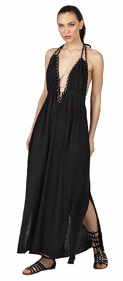 HALTER MAXI DRESS