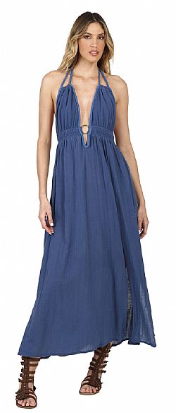 HALTER MAXI DRESS