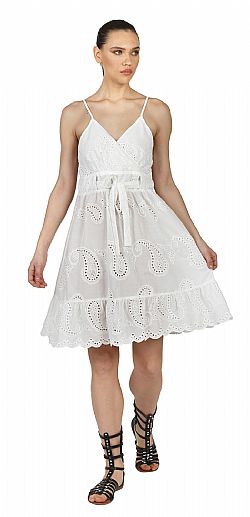IVORY LACE MIDI DRESS