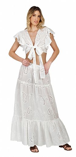 BOHO TWO PIECE MAXI SKIRT SET