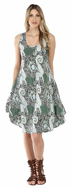 COASTAL BREEZE SILK RELAXED DRESS