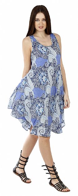 COASTAL BREEZE SILK RELAXED DRESS