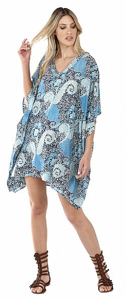 SEASHELL FLOW SILK KAFTAN