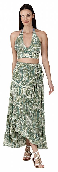 HALTER NECK CROP TOP