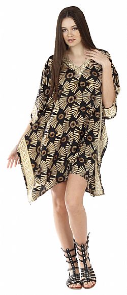 RELAXED PRINTED KAFTAN
