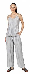 RELAXED FIT COTTON LOUNGE TROUSERS