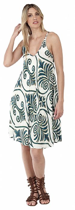 COASTAL SWIRL MINI DRESS