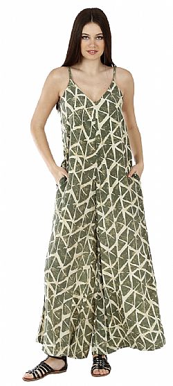 FLOWY WIDE-LEG SUMMER JUMPSUIT