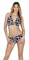 GEOMETRIC PRINT LYCRA BIKINI SET