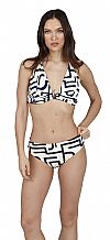 GEOMETRIC PRINT LYCRA BIKINI SET