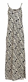 GEOMETRIC LINE MAXI DRESS