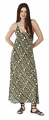 GEOMETRIC LINE MAXI DRESS