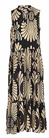 GOLDEN WAVE MAXI DRESS