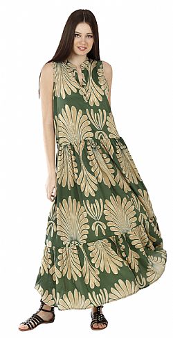 GOLDEN WAVE MAXI DRESS