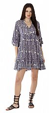 GRAPHIC FLOW MINI DRESS