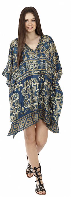AZTEC FLOW SILK DRESS