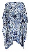 OCEAN BLOOM SILK KAFTAN