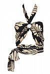 TROPICAL KNOT SILK TOP