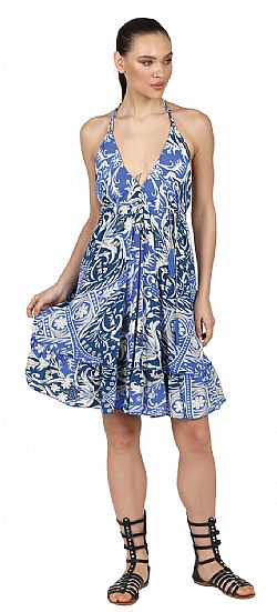 SILK SUMMER MINI DRESS