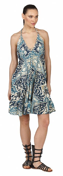 SILK SUMMER MINI DRESS