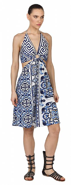 EVENING DRIFT SILK MINI DRESS
