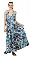 OCEAN BREEZE SILK MAXI DRESS