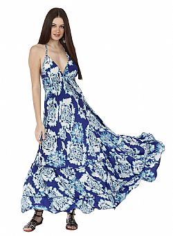 SEA BREEZE SILK MAXI DRESS