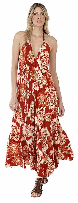 SEA BREEZE SILK MAXI DRESS