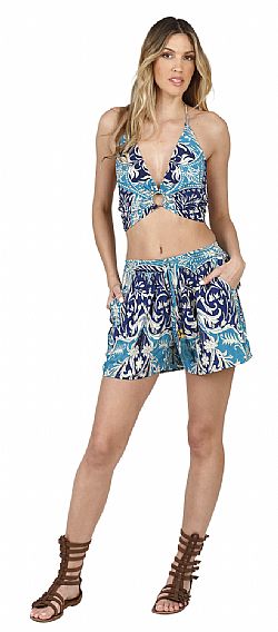 SUNKISSED WRAP RING TOP