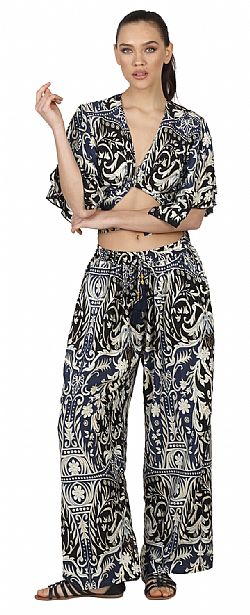 OCEAN BREEZE SILK TROUSERS