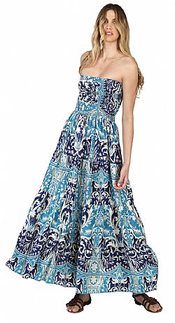 SUNSET FLOW SILK MAXI DRESS