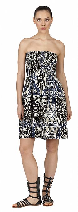 OCEAN BREEZE SILK MINI DRESS