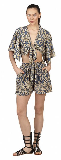 SILK PRINT TOP - LIGHT SUMMER STYLE