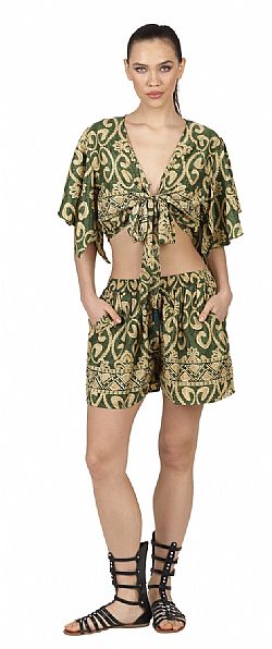 SILK PRINT TOP - LIGHT SUMMER STYLE