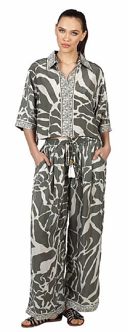 SILK SHORT SHIRT - RELAXED CO-ORD STYLE