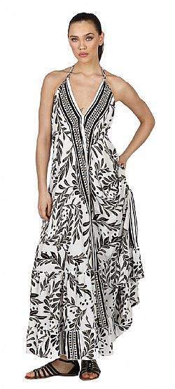 FLOWING SILK MAXI SILHOUETTE