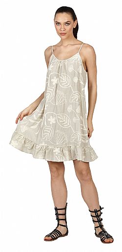 BOHO MINI SLIP DRESS