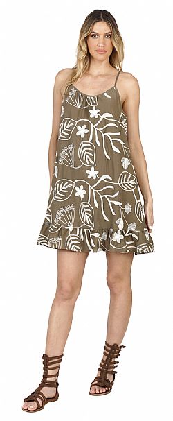 BOHO MINI SLIP DRESS