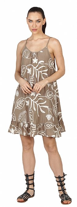 BOHO MINI SLIP DRESS