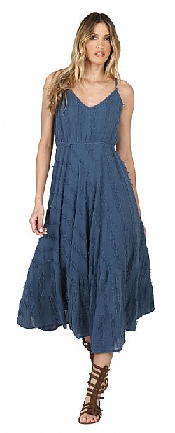 FLOWY STRAPPY MAXI DRESS