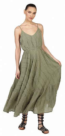 FLOWY STRAPPY MAXI DRESS