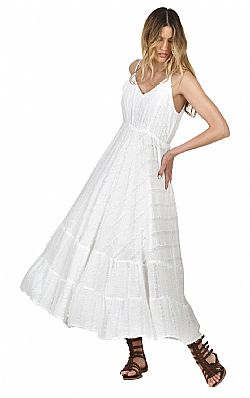 FLOWY STRAPPY MAXI DRESS